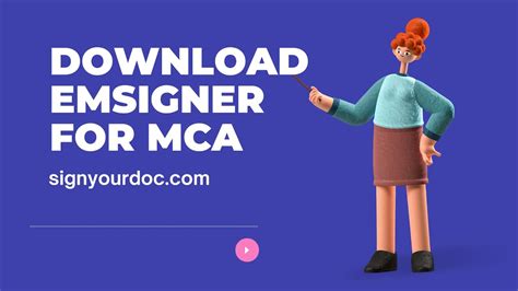 emsigner for mca portal